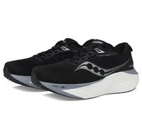 Saucony Triumph 22 Herren-Sneaker, Schwarz/Weiß, 41 EU