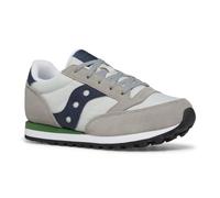 Saucony Unisex Kinder Jazz Original Sneaker, Grau, Marineblau, Grün, 31 EU