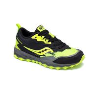 Saucony Unisex Kinder Peregrine Kdz Shield, Schwarz/Limettengrün, 13 Big Kid