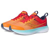 Saucony Unisex-Kinder Ride Kdz, Orange/Abendrot im Zickzackmuster (Sunset Chevron), 1.5 Big Kid