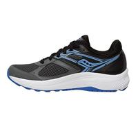 Saucony Women's Cohesion 14 Road Running Shoe, Charcoal/Jewel, 10.5