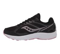 Saucony Women's Cohesion 14 Running Shoe, Black/Pink, 10 Wide