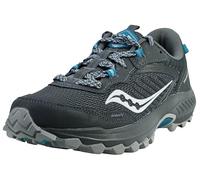 Saucony Women's Excursion TR15 Trail Running Shoe, Shadow/Jewel, 9.5