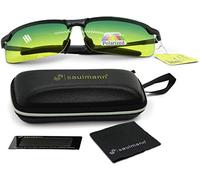 Saulmann® SM6787 Polarisierte Tag- / Nacht Kontrastverstärkende Brille, UV-Schutz, Blendschutz Sonnenbrille für Auto Fahren, Angeln, Golf und andere Outdoor Sport Aktivitäten Ⓖ&