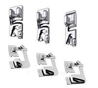 Saumfuß-Set für Nähmaschinen, 6-teilig, für Brother, Singer, Janome, niedriger Schaft, Nähmaschinen, gerollter Saum-Nähfuß