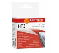 Gütermann Ht3 Saum Fleece, 10 Meter Länge x 3 cm Breite, Weiss
