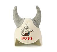 SAUNA GURU BOSS HAT - 100% Bio Wolle Filz Cap Banya Haarschutz bestickt russisches Accessoire Geschenke für Frauen Männer