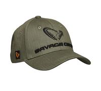 Savage Gear Baseball Cap »Catch Cap Onesize Olive Green Kappe Cappy Mütze Baseballmütze« Verstellbarer Riemen mit Stoff- und Metallschnalle auf der Rückseite