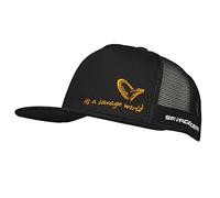 Savage Gear Anglerkappe All Black – Black Caviar – Onesize