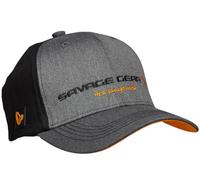 Savage Gear Angelmütze Strike Cap für Raubfischangler Grey Melange
