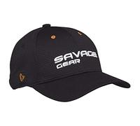 Savage Gear Sports Mesh Cap One Size Black Ink - Angelcap, Cappy für Angler, Angelmütze