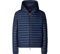Save the Duck Men's Animal Free Hooded Puffer Jacket Donald Navy Blue L