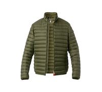SAVE THE DUCK Steppjacke Herren Stehkragen Mikrofaser grün, L