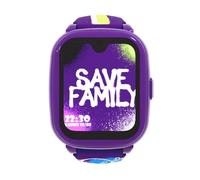 SaveFamily Iconic 2 Plus 4G. Smartwatch voor kinderen. Videogesprek, Video, Beller-ID, Muziek, Bluetooth, App Store, Whatsapp. GPS-kinderhorloge, Camera, SOS, waterdicht (Iconic 2 Plus, Graffiti)