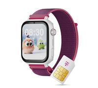 SaveFamily SaveWatch+ Kinder Smartwatch mit Telekom SIM-Karte + 30€ Amazon-Gutschein nach Registrierung - Kinderuhr mit GPS und Anruf Funktion, Nachrichten, Schulmodus, SOS (Avocado | Schwarz)