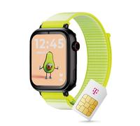 SaveFamily SaveWatch+ Kinder Smartwatch mit Telekom SIM-Karte + 30€ Amazon-Gutschein nach Registrierung - Kinderuhr mit GPS und Anruf Funktion, Nachrichten, Schulmodus, SOS (Schwarz | Schwarz)