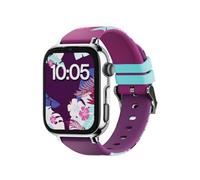 SaveFamily SaveWatch Plus 2 | Smartwatch für Kinder mit GPS-Lokalisierer, Anrufe, Video, Whatsapp, Spotify, App Store - silberfarbenes Zifferblatt und Maui Silikonarmband