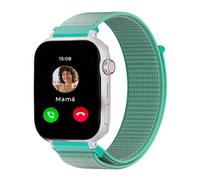 SaveFamily SaveWatch Plus 4G. Smartwatch für Kinder. Anruf, Video, Face ID, Anpassbare Bänder, UltraSlim, Hintergrundbilder, Musik, Bluetooth, App Store (Ocean)