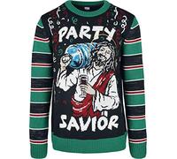 Savior Christmas Sweater Black/x-masgreen L