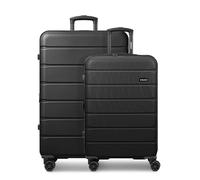 SAXOLINE Koffer-Set 2-teilig für Damen und Herren | Reise-Trolleys 50 x 31 x 76 cm aus hochwertigem, stoßfestem ABS Material | Erweiterbar & Teleskopgriff |Miami Serie