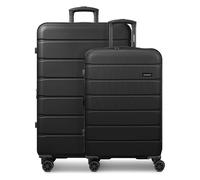 SAXOLINE Koffer-Set 2-teilig für Damen und Herren | Reise-Trolleys 50 x 31 x 76 cm aus hochwertigem, stoßfestem ABS Material | Erweiterbar & Teleskopgriff |Miami Serie