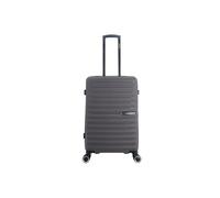 SAXOLINE Reisekoffer - Größe M - Kollektion Fiesta - Maße: 65,5 x 42 x 26 cm - Fassungsvermögen: 72 l - Gewicht: 3,4 kg, grau, Modisch