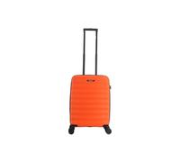 SAXOLINE Reisekoffer, Kabinengröße, klein, Kollektion Flow, Maße: 56 x 39 x 20 cm, Fassungsvermögen: 36 l, Gewicht: 2,9 kg, orange, Modisch
