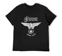 Saxon Estd 1979 Black Men's T Shirt Black XXXL