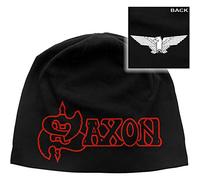 Saxon - Cappello a Cuffia Logo & Eagle