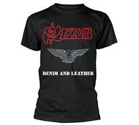 Saxon - T-Shirt Leather (in XL)