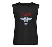 Saxon Wheels of Steel 1980 Vest Tank Mens T-Shirt Black Graphic Unisex Sleeveless Tee Shirt 3XL