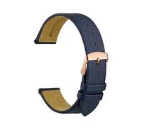 SAXTZDS 8mm 10mm 12mm 14mm 16mm 18mm 20mm Leder Uhrenarmband Armband für Damen Edelstahlschnalle Ersatzband, 14mm