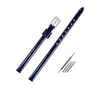 SAXTZDS Kleines Uhrenarmband 6mm echtes Leder Uhrenarmband Damenuhr Armband Uhrenzubehör, 6mm