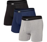 Saxx Dayt Comf STR BB FLY 3PK black/turbulence/maritime (BGN) S