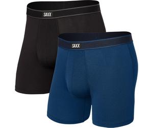 Saxx Dayt Comf Stre BB FLY 2PK black/city blue (BRB) S
