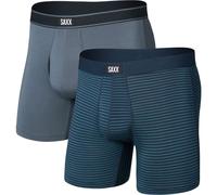 Saxx Dayt Comf Stre BB FLY 2PK serrated stripe/turbulence (SER) L