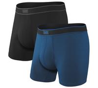 Saxx Underwear Herren Daytripper Bb Fly 2er Pack Boxer (Größe XXL, schwarz)