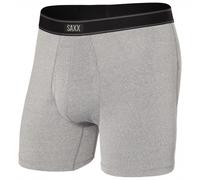 Saxx - Daytripper Boxer Brief Fly - Kunstfaserunterwäsche, Gr. XXL, grau (GreyHeather)