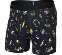 SAXX DROPTEMP COOLING COTTON Boxershorts, schwarz, größe S