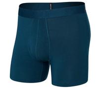 Saxx - Droptemp Cooling Cotton Boxerbrief - Kunstfaserunterwäsche, Gr. S, blau (DeepOcean)