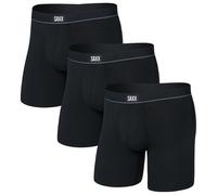 SAXX Essential Cotton Boxershorts schwarz intensiv (3 Stück) - L
