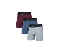 saxx essential cotton brief fly boxershorts grau blau braun herren 3er pack S