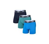 saxx essential performance mesh brief fly boxershorts blau herren 3er pack S