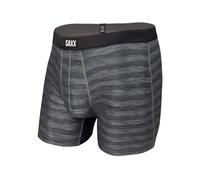 SAXX Hot Shot Boxershorts schwarz/grau - M
