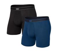Saxx Dayt Comf Stre BB FLY 2PK black/city blue (BRB) M