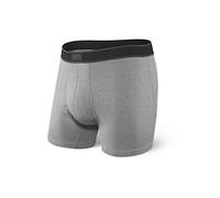 Saxx Men's Underwear Unterwäsche Herren-Boxershorts - Daytripper Herren-Unterhose - Boxershorts mit integrierter Ballpark Pouch TM Unterstützung - Herrenunterwäsche, Graphite, Mittel