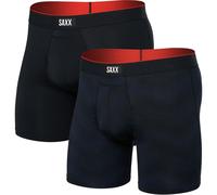 Saxx Underwear Multi-sport Mesh Brief Fly Boxershorts 2 Einheiten L Full Tilt Chevron / Black