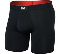 Saxx Underwear Multi-sport Mesh Brief Fly Boxershorts (Herstellerartikelnummer: SXBB75F-BLK-XXL)