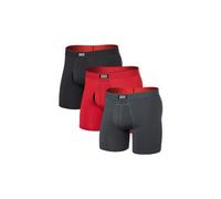 Saxx Underwear Herren Multi-Sport Mesh 3er Pack Boxer (Größe M, rot)
