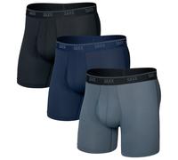 Saxx Underwear Quest Quick-dry Mesh Boxershorts 3 Einheiten 2XL Black / Turbulence / Maritime